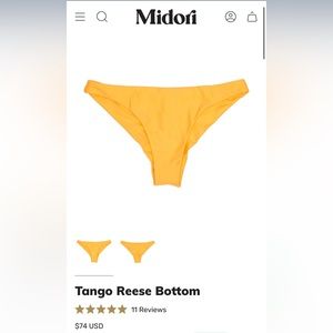 NWT Midori tango Reese bottom XXS